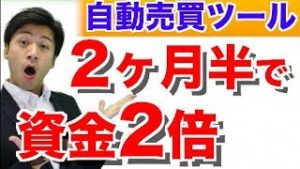 2ヶ月半で資金2倍の自動売買ツールを紹介!自動売買ってどこまで自動なの?獲得pips少なくても稼げる量が多い時があるのはなぜ?