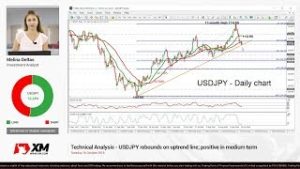 Technical Analysis: 16/10/18 – USDJPY rebounds on uptrend line; positive in medium term