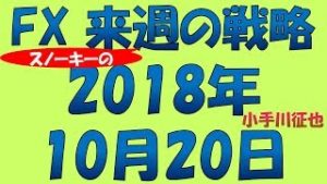 来週は政策金利発表ラッシュ FX スノーキー(小手川征也)の来週の戦略 2018年10月20日