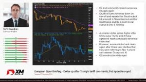 Forex News: 27/11/2018 – Dollar up after Trump’s tariff comments; Fed speeches eyed