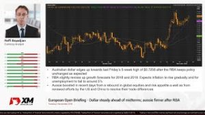Forex News: 06/11/2018 – Dollar steady ahead of midterms; aussie firmer after RBA