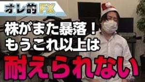 株がまた暴落した！もうこれ以上は耐えられない！！