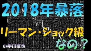今の大暴落って「リーマン・ショック級」なの？当時を知る私が振り返る 2018年12月