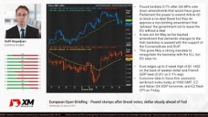 Forex News: 30/01/2019 – Pound slumps after Brexit votes; dollar steady ahead of Fed