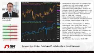 Forex News: 18/01/2019 – Trade hopes lift markets; dollar at 2-week high vs yen