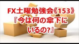 FX土曜勉強会《153》『今は何の傘下にいるの?』
