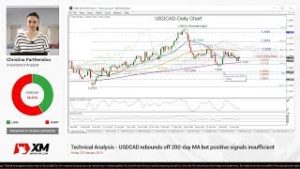 Technical Analysis: 22/02/2019 – USDCAD rebounds off 200-day MA but positive signals insufficient