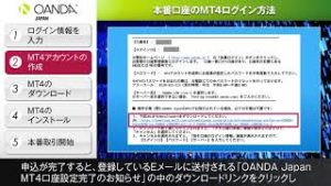 42 本番口座のMT4ログイン方法