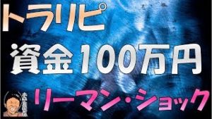 トラリピ 資金100万円の設定例 リーマン・ショック級 米ドル円