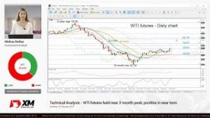 Technical Analysis: 19/02/2019 – WTI futures hold near 3-month peak; positive in near term