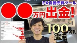 FX自動売買ツール 100万円&10万円口座○○万円出金！こまめに出金すればリスクヘッジに！初心者さんへの副業のススメ！【検証結果ランキング首位】