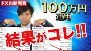 FX自動売買ツールのたった1日で稼ぐ金額がすごい件！100万円運用だけじゃなく初心者向けに10万円口座も検証結果報告中！