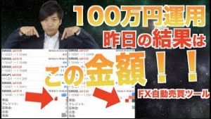 FX自動売買ツール初心者でも儲けられるのか！？オートシステムとは何なのか？100万と10万で比較してみます！【元金100万円&10万円口座検証】