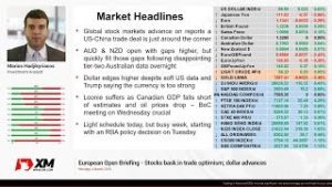 Forex News: 04/03/2019 – Stocks bask in trade optimism; dollar advances