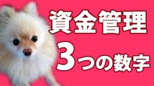 FX 資金管理　３つの数字が、あなたの大切な資金を守る盾になる。