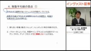 インヴァスト証券 テクニカル分析基礎講座 第11回 移動平均線