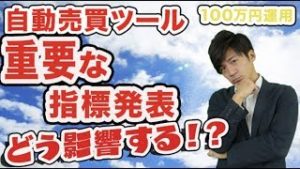FX自動売買ツール FOMC経済指標どう影響する?景気や金利の見通しに注目が集まる!?【100万&10万円口座】