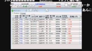 【ニコ生　FX】2013 年11月14日の河童(ハルヒ)のあかん