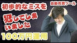 FX自動売買ツールで無駄な損益を出さない為の攻略方【100万&10万円口座】