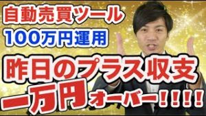 FX自動売買ツールサインツールで副収入を得られる!?【100万&10万円口座】