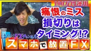 【EA最強説】  マイナス…損切りはタイミングが命！FX自動売買ツール 初心者が大損する原因は経済指標？【元金100万円&10万円口座検証】
