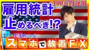 米国雇用統計止めるべき!? 1日1万円本当に稼げる？リスク回避したロット数！FX自動売買ツール【元金100万円&10万円口座検証】