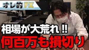 FXと株の相場が大荒れ！！何百万円も損切りしました。