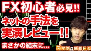 【FX】FX初心者必見!!!ネットの手法をはたけ流実演レビュー!!!!!!まさかの損切りになるのか…..!?最後まで要チェック!!!!
