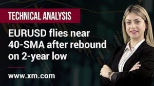 Technical Analysis: 27/05/2019 – EURUSD flies near 40-SMA after rebound on 2-year low