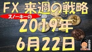 G20 米中首脳会談でどうなる？ スノーキー(小手川征也)の来週の戦略 2019年6月22日