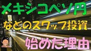 スノーキーがFX 南アランド円・メキシコペソ円スワップポイント投資を始めた理由