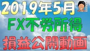 2019年5月のFX不労所得(リピート系FX＆スワップ投資)の損益公開動画