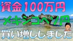FX メキシコペソ円スワップ投資 セントラル短資FXで100万円で買い増し 利回り期待値など