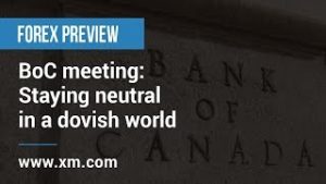 Forex Preview: 08/07/2019 – BoC meeting: Staying neutral in a dovish world