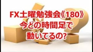 FX土曜勉強会《180》今どの時間足で動いてるの?