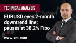 Technical Analysis: 26/08/2019 – EURUSD eyes 2-month downtrend line; pauses at 38.2% Fibo