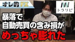 暴落でFXの自動売買の含み損がイキナリ膨れ上がってしまいました。／(^o^)＼