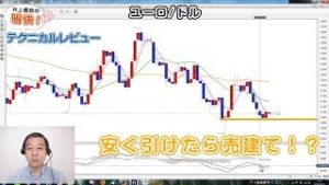 ＦＸ「ユーロが売りに首を傾けた？ユーロ/ドルが安く引けたら売建てたい」【明快！テクニカルレビュー2019/8/21】