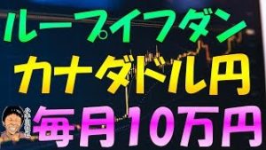 ループイフダンで毎月10万円稼ぐための必要資金の目安 カナダドル円B 2019年9月版