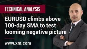 Technical Analysis: 21/10/2019 – EURUSD climbs above 100-day SMA to test looming negative picture
