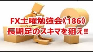 FX土曜勉強会《186》長期足のスキマを狙え‼