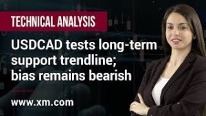 Technical Analysis: 18/10/2019 – USDCAD tests long-term support trendline; bias remains bearish