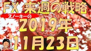 S&Pが南アフリカを格下げ スノーキー(小手川征也)の来週のFX戦略 2019年11月23日