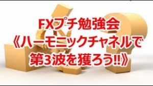 FXプチ勉強会《ハーモニックチャネルで第3波を獲ろう‼》