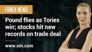 Forex News: 13/12/2019 – Pound flies as Tories win; stocks hit new records on trade deal