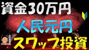 30万円で始める例 FX 中国人民元円(CNH/JPY) スワップ投資 利回り期待値など