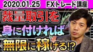 FXで裁量取引を身に付ければ無限に稼げる!? 自動売買運用にも役立つ初心者さん必見の知識！【2020.1.25】