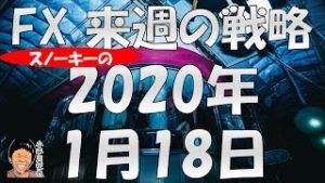 トルコ＆南アフリカが利下げ スノーキー(小手川征也)の来週のFX戦略 2020年1月18日