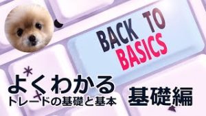 【基礎編】トレードの基礎と基本、ひとつの原理と５つの原則。