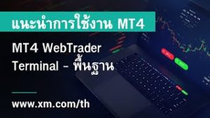 XM.COM – แนะนำการใช้งาน MT4 – MT4 WebTrader Terminal – พื้นฐาน